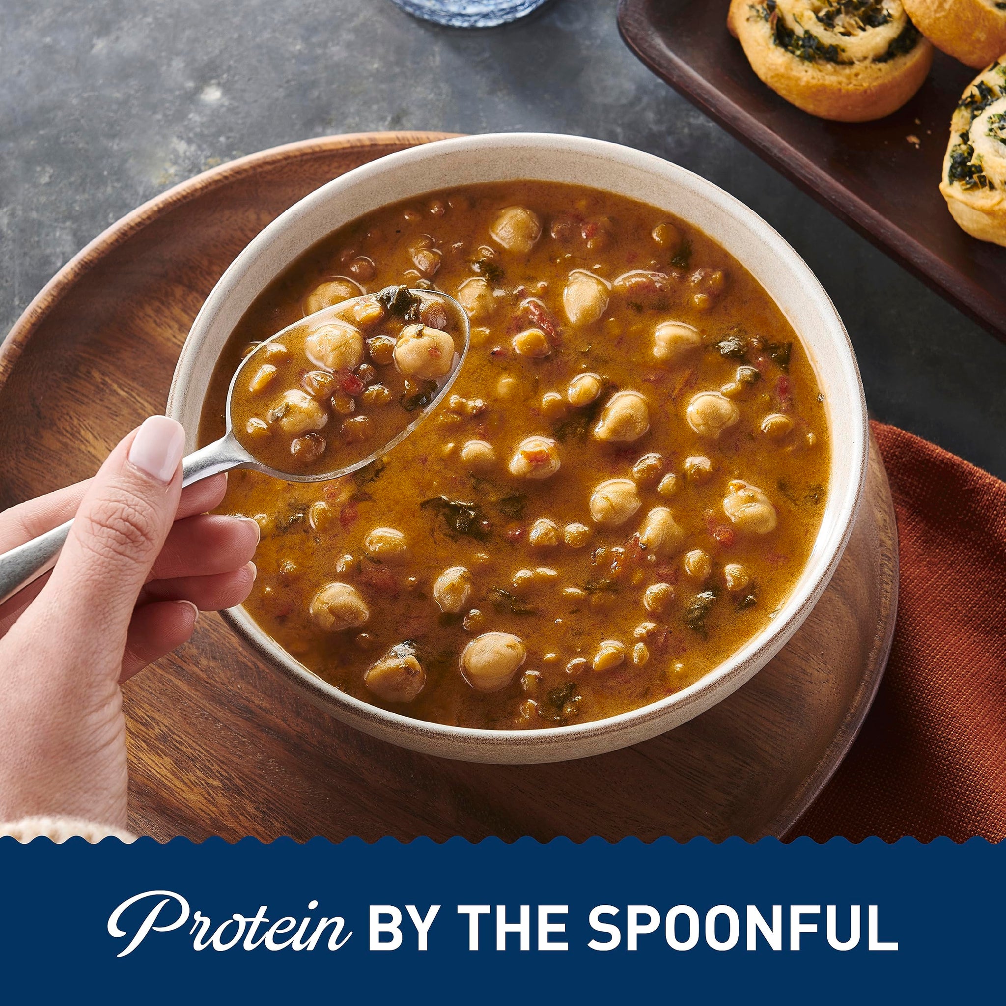 Progresso Mediterranean-Style Lentil Protein Soup, Vegetarian, 19 oz