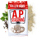 Killer Hogs AP Seasoning, Championship BBQ and Grill All Purpose Dry Rub for Beef, Steak, Burgers, Pork, and Chicken, Salt, Pepper, Garlic, 5 lb Bag