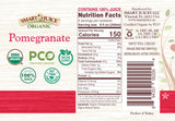 Smart Juice Organic Pomegranate Juice - 100% Juice, Not From Concentrate - 33.8 fl oz (1L) - (Pack of 6)