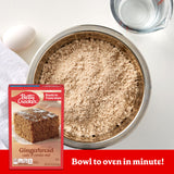 Betty Crocker Gingerbread Cake & Cookie Mix 14.5oz Box (Pack of 6)