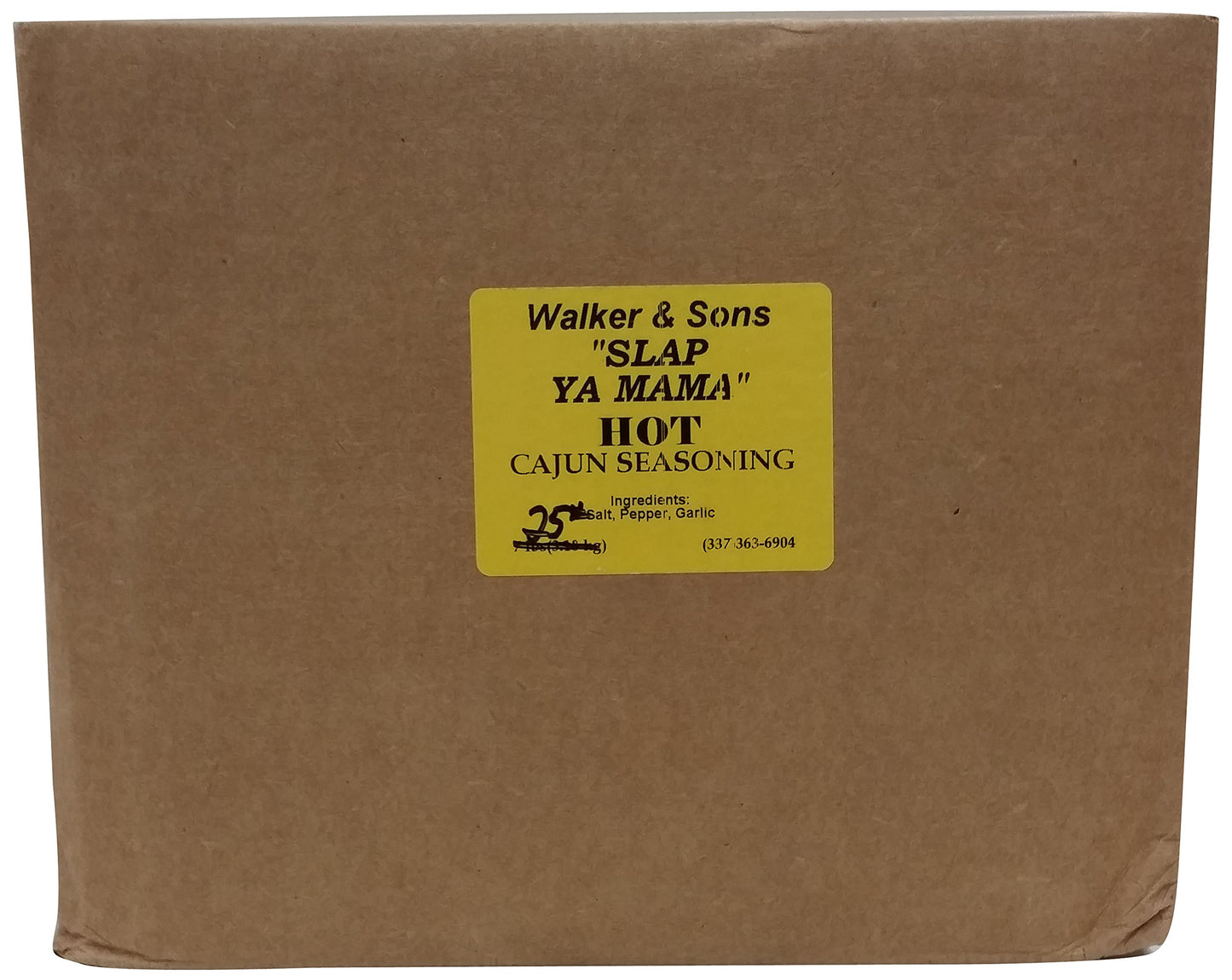 Slap Ya Mama Cajun Seasoning Blend, Hot, 50 Pound