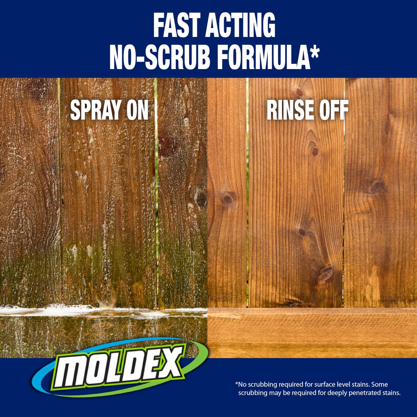 Moldex® Instant Outdoor Cleaner with Bleach, 64 oz Hose End Sprayer, 2 Pack, Fast Acting Outdoor Surface Cleaner for Siding, Decks, Fences