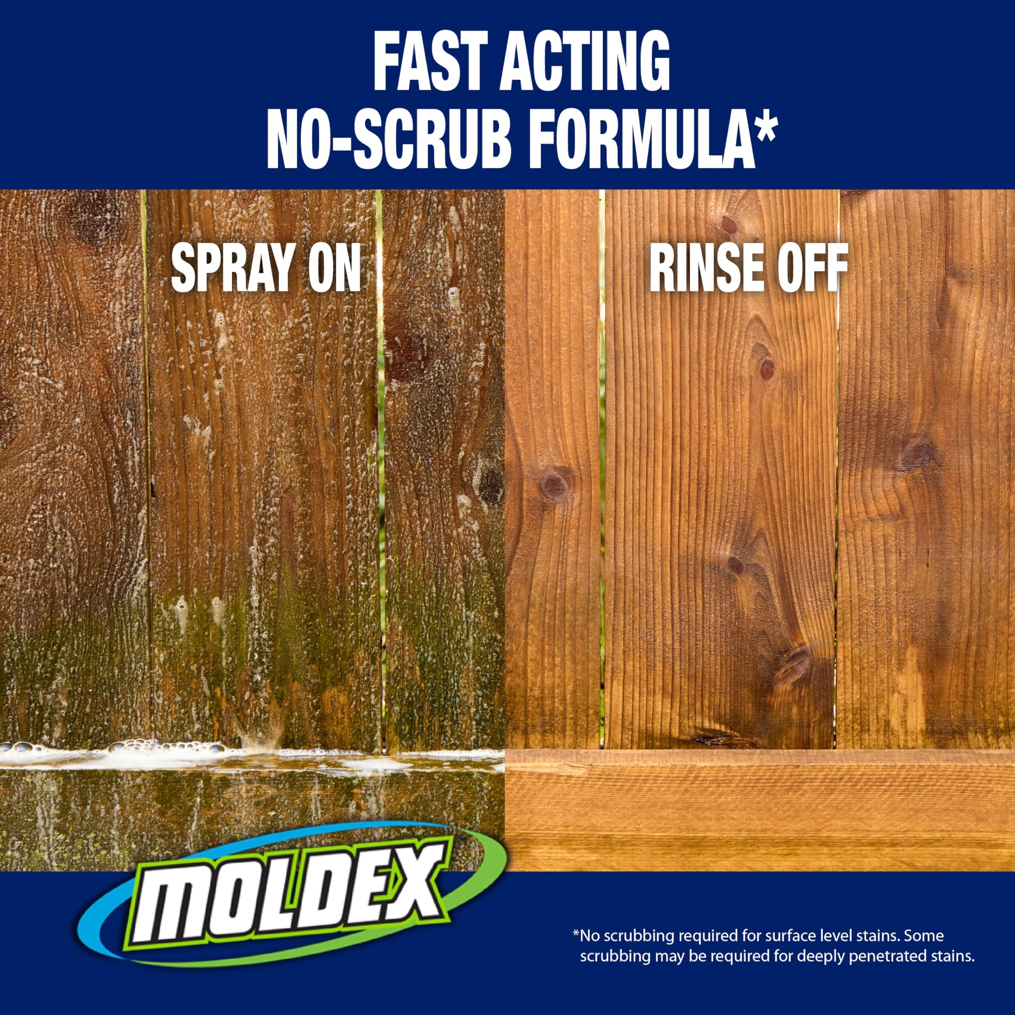 Moldex® Instant Outdoor Cleaner with Bleach, 64 oz Hose End Sprayer, 2 Pack, Fast Acting Outdoor Surface Cleaner for Siding, Decks, Fences