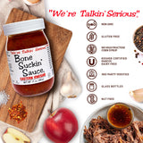 Bone Suckin' Eastern Vinegar BBQ Sauce, Carolina Barbecue Sauce, 17 Ounce