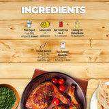 Shan Tandoori Recipe and Seasoning Mix 1.76 oz (50g) - Spice Powder for Tandoori Style Barbecue Chicken - Suitable for Vegetarians - Airtight Bag in
