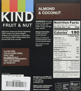 Kind Fruit & Nut Bars Almond and Coconut 1.4 Oz 12-Cs