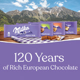 Milka European Chocolate Bars Variety Pack, Alpine Milk Chocolate, Cow Spots, Strawberry & Wholenut Hazelnut, 10 - 3.52 oz Bars