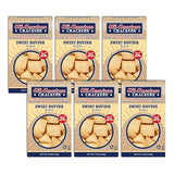All-American Snack Crackers, Sweet Butter, 5 Ounce (Pack of 6), Made with Real Ingredients, Non-GMO, Kosher