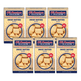 All-American Snack Crackers, Sweet Butter, 5 Ounce (Pack of 6), Made with Real Ingredients, Non-GMO, Kosher