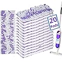 Disposable Mopping Pad Refills for PowerMop Multi-Surface Mopping Pad Refills for Floor Cleaning, 20 Count