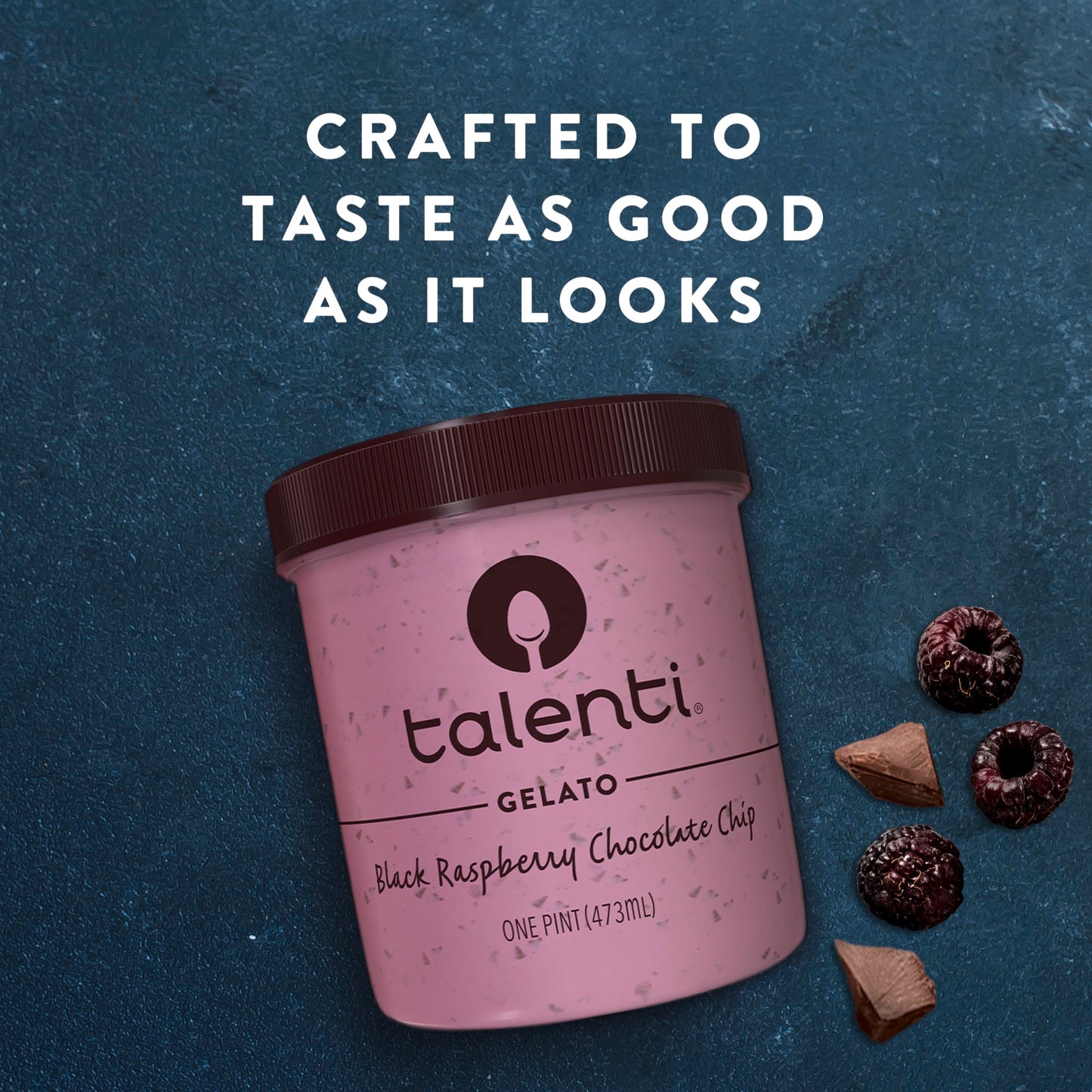 Talenti Gelato for a Delicious Frozen Treat Black Raspberry Chocolate Chip Gluten Free 1 pint