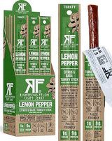 Righteous Felon Meat Sticks | 100% Turkey | 9g Protein per Stick | Keto, Gluten-Free, Low Sugar, High Protein Snack Sticks | Individually Wrapped |