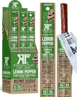 Righteous Felon Meat Sticks | 100% Turkey | 9g Protein per Stick | Keto, Gluten-Free, Low Sugar, High Protein Snack Sticks | Individually Wrapped |