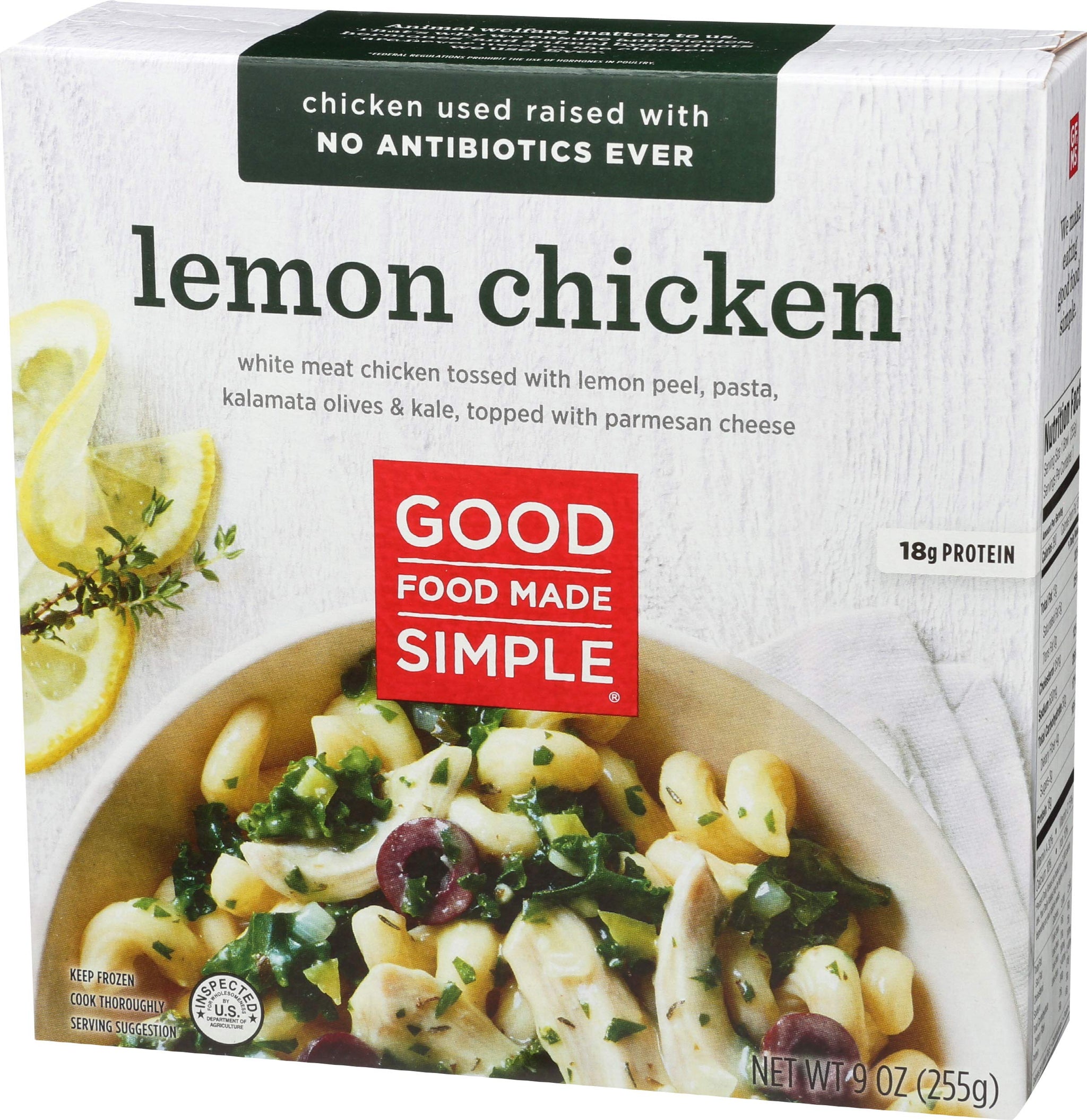 GOOD FOOD MADE SIMPLE ENTREE BOWL LEMON CHICKEN 9OZ