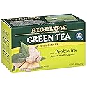 Bigelow Tea Green Tea with Ginger Plus Probiotics, Caffeinated, 18 Count, (Pack of 1), 18 Total Tea Bags