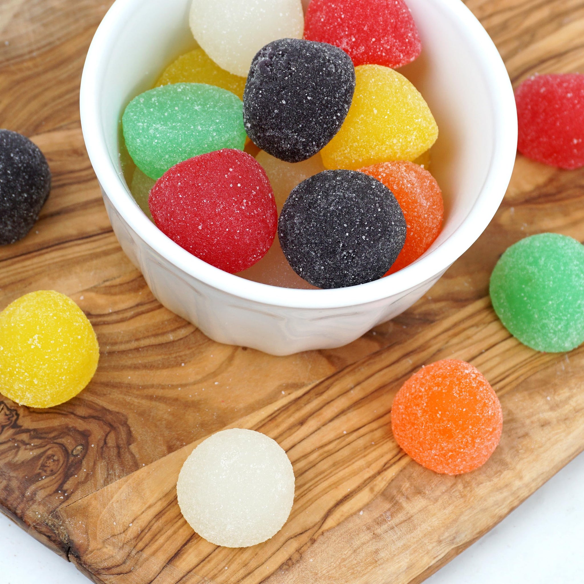 Gummy Drops, 1 Pound Bulk Bag, Jumbo Giant Gum Drops Candy, The Hampton Candy Company