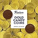 Gold Candy Coins, 25 Count | Smooth Gourmet Milk Chocolate Half Dollar Coins for Holidays, Parties, Birthdays & Celebrations | Crafted from Premium