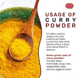 Spicy World Curry Powder 14.4 oz Jar - Authentic Blend of 9-Indian Spices, Premium Quality Blend for Curries, Vegetables, And More - All-Natural