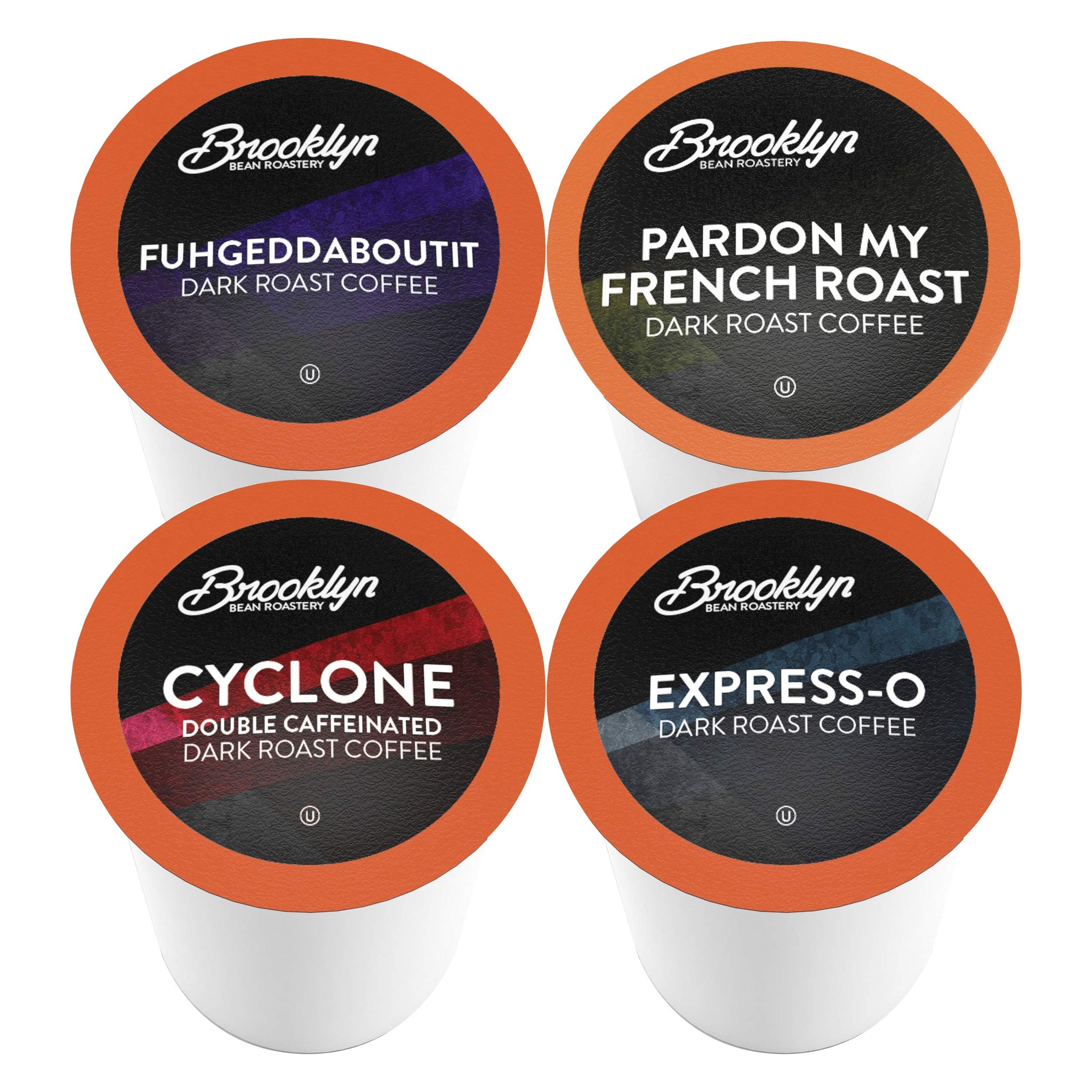 Brooklyn Beans Coffee Pods, Bold Gourmet Variety Pack - Compatible with Keurig 2.0 K Cup Brewers, 40 Count, Strong and Intense Dark Roast