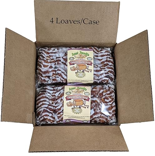 Gourmet Cinnamon Bread | All Natural, Sweet, Delicious, Moist, Unsliced, Freezer Friendly | Sweet Paradise Fine Foods (Cinnamon Raisin, 20 Ounce (Pack
