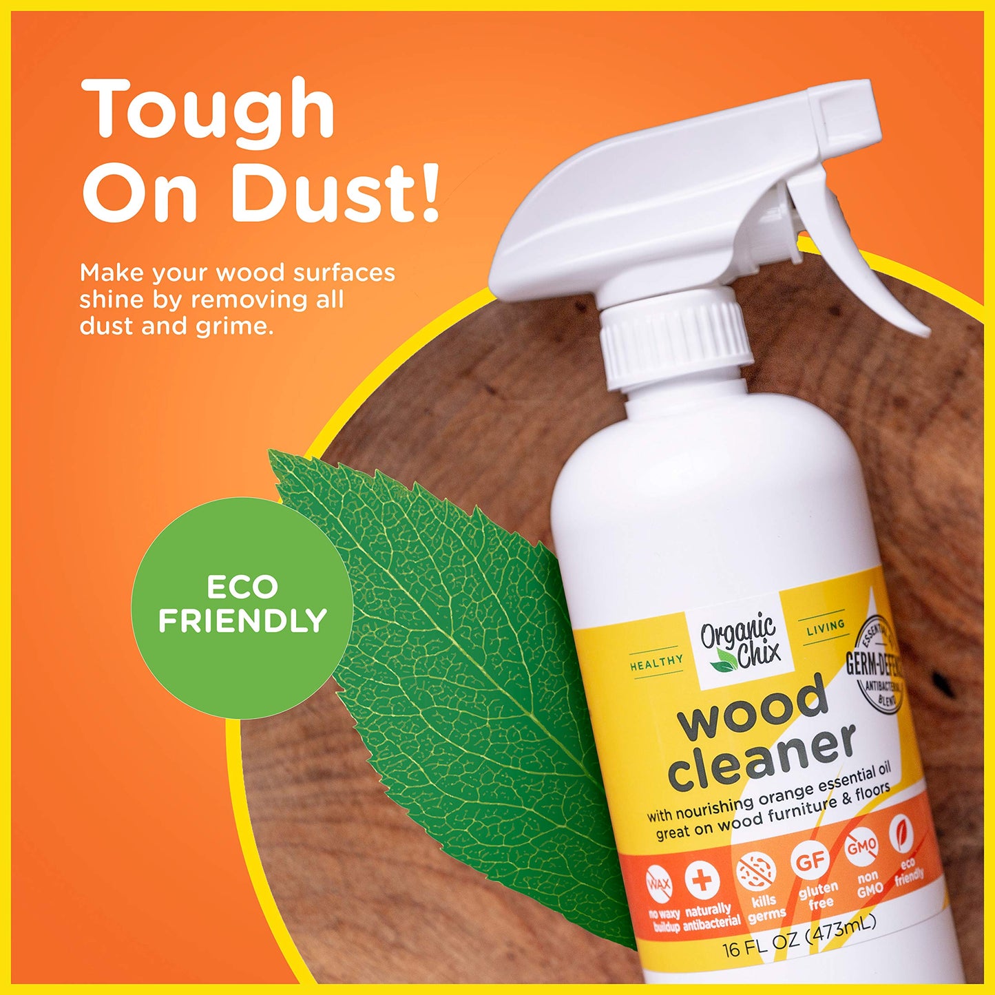 Organic Chix Wood Cleaner (2-16oz Bottles)