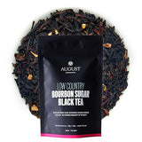 August Uncommon Low Country Bourbon Sugar Black Tea - Vegan, Non-GMO Loose Tea Leaves - Wild Flavor - 1.75oz Resealable Pouch