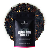 August Uncommon Low Country Bourbon Sugar Black Tea - Vegan, Non-GMO Loose Tea Leaves - Wild Flavor - 1.75oz Resealable Pouch
