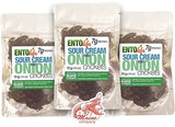 Roasted Edible Crickets -Sour Cream & Onion - New Larger Size