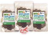 Roasted Edible Crickets -Sour Cream & Onion - New Larger Size