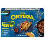 Ortega Taco Kit, 12 Yellow Corn Taco Shells, Taco Seasoning and Taco Sauce