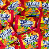 ASSORTIT X Life Savers Collab Fun Size Fruit Gummy Candy 60+ Individually Wrapped Single Serve Packs, 3 Lbs, 5 Fruity Flavors, Bulk Ideal For Parties