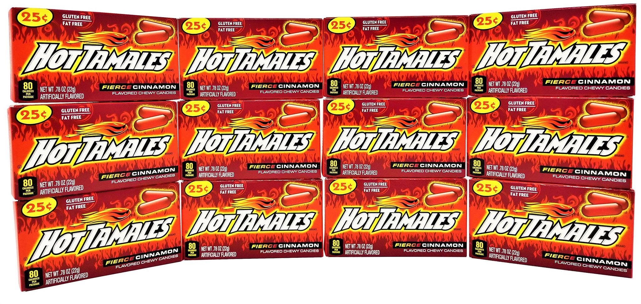 Hot Tamales Cinnamon Fierce 0.78 oz - 12 pack