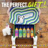 Tari Hot Sauce 5Pk Gift Box - Aji Rocoto, Aji Amarillo, Zesty Verde, Smoky Heat & Tropical Kick - 11.8oz each (5ct)