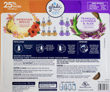 Glade Plugins Lavender Aloe & Hawaiian Breeze, 9 Scented Oil Refills and 1 Warmer