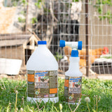 Absolutely Clean Chicken Coop Cleaner and Deodorizer, Veterinarian Approved, Powerful, Natural Enzyme Cleaner Safely Eliminate Tough Messes and Odors
