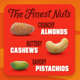 Blue Diamond Almonds, Mixed Nuts Smokehouse Flavored Deluxe Snack Nuts, Almonds, Pistachios, and Cashews, 14oz. Can (Pack of 1)