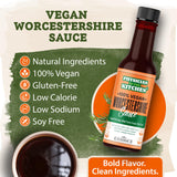 Physician in the Kitchen Vegan Worcestershire Sauce,10oz, Natural, No Gums