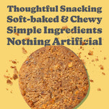 Love + Chew Superfood Soft Baked Vegan Cookies, Gluten Free, 7g Plant Based Protein Cookie, Healthy Snacks for Adults and Kids, Refined Sugar Free