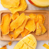 Yupik Organic Sliced Mango, 1 lb (16 oz), Non-GMO, Vegan, Gluten-Free, Kosher, Tropical Dried Fruits, Thin Mango Slices, No Sugar Added