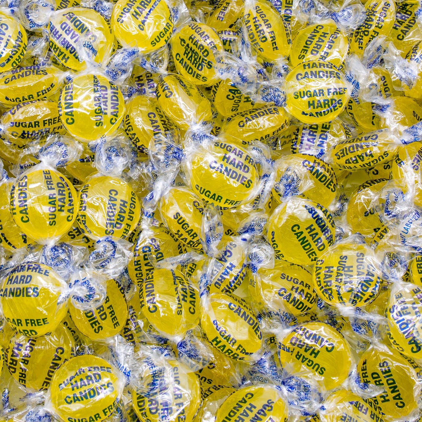 Sugar Free Lemon Drops Hard Candy 8 oz - Keto Snacks for Diabetics, Low Carb, Individually Wrapped