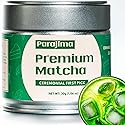 Organic Matcha Latte, Ceremonial Grade Matcha Powder, Silky Smooth Green Tea Matcha Latte Mix, Japanese JAS USDA Organic, Low Caffeine Vegan