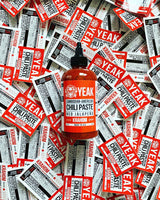 Yeak Inc Hot Sauce Krahom Chili Paste for Steaks Noodles Tacos Eggs Home Made Cambodian-American (Red Jalapeno KRAHOM Chili Paste)