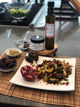 Premium Rosemary Garlic Salt by Spice + Leaf - Vegan Kosher and No Preservatives Spice Blend Used to Make Roasted Potatoes, Brussel Sprouts