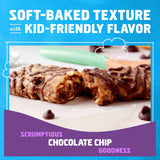 Zbar - Chocolate Chip - Soft-Baked Energy Snack Bars - Non-GMO - 12g Whole Grains - USDA Organic Granola Bars (6 Pack)