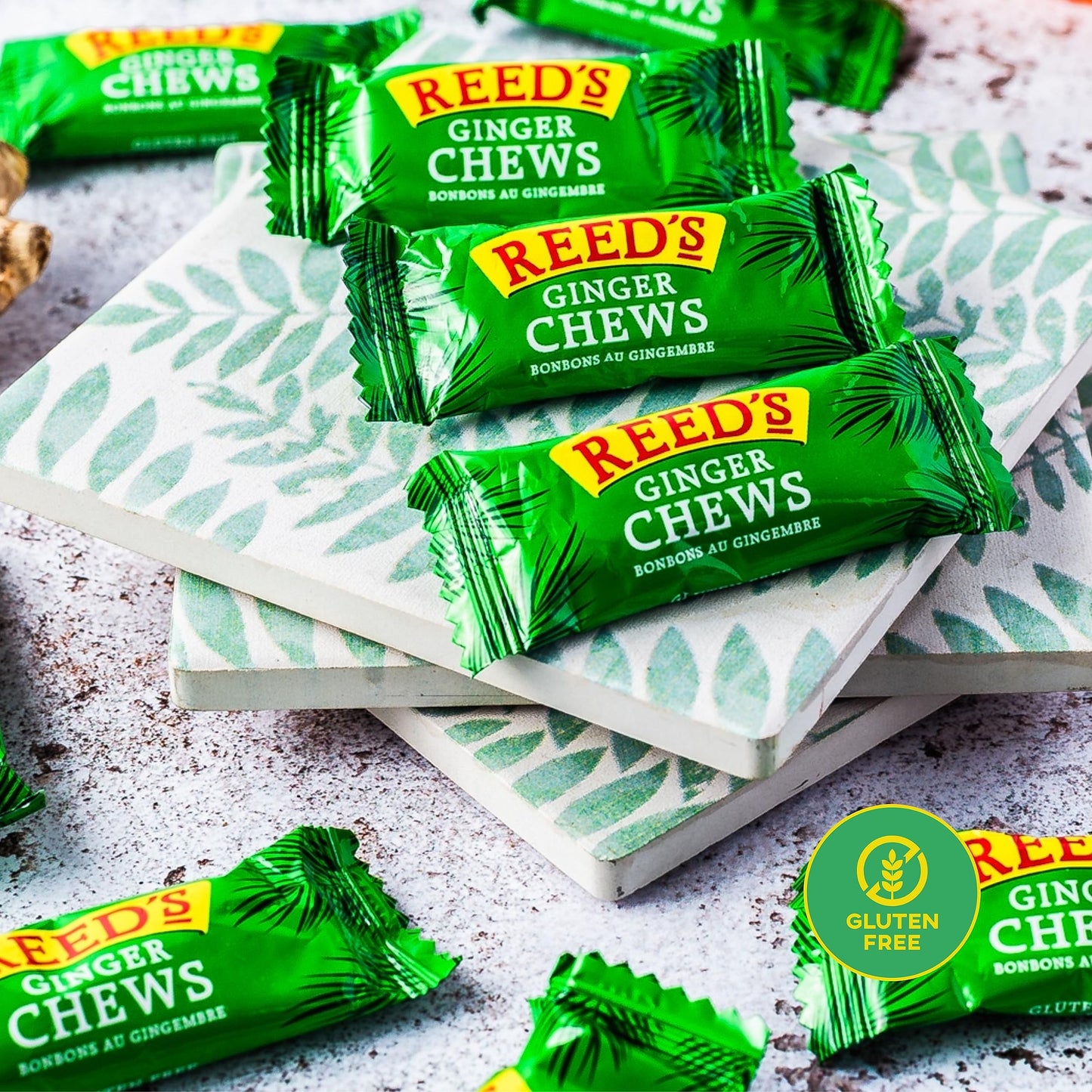 Reed's Ginger Candy Chews, 11 Pound