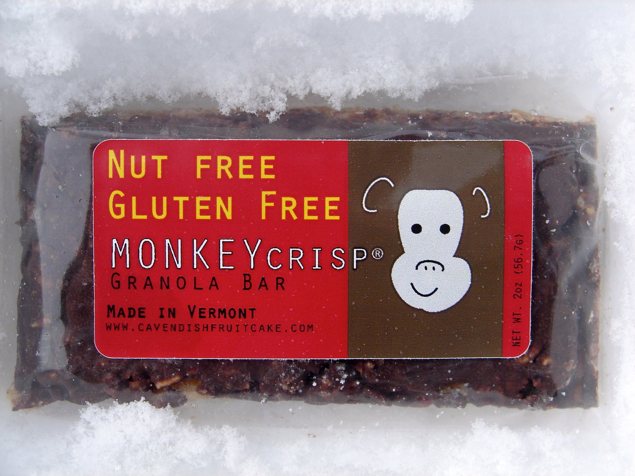 Nut Free Gluten Free MonkeyCrisp Granola Bar 6 pack