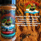 Jamaican All Purpose Seasoning - 4 oz | Island Spice All Purpose Blend | Authentic Spice Jamaica Reggae Style Seasoning Mix | Premium Herbs & Spices