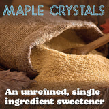 Wilderness Poets Organic Maple Sugar Crystals (32 Ounce - 2 Pound)