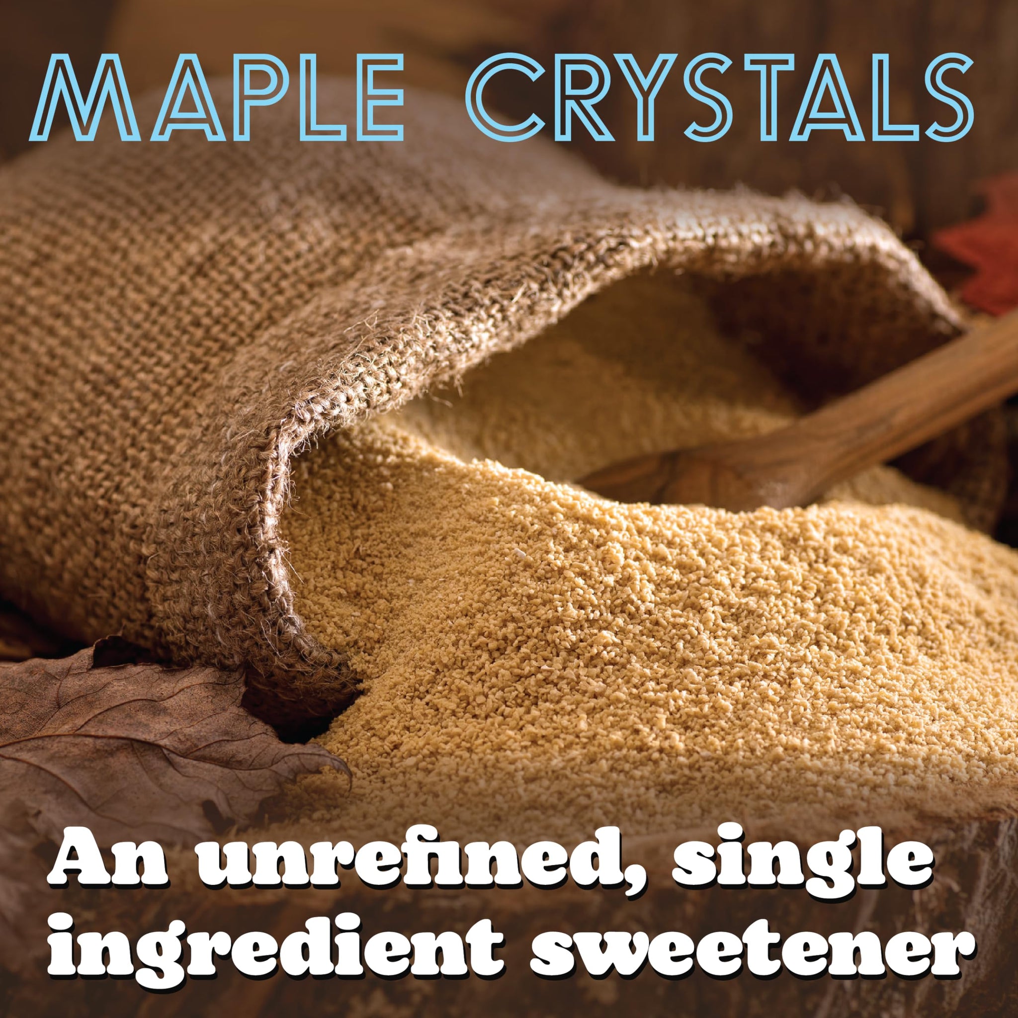 Wilderness Poets Organic Maple Sugar Crystals (32 Ounce - 2 Pound)