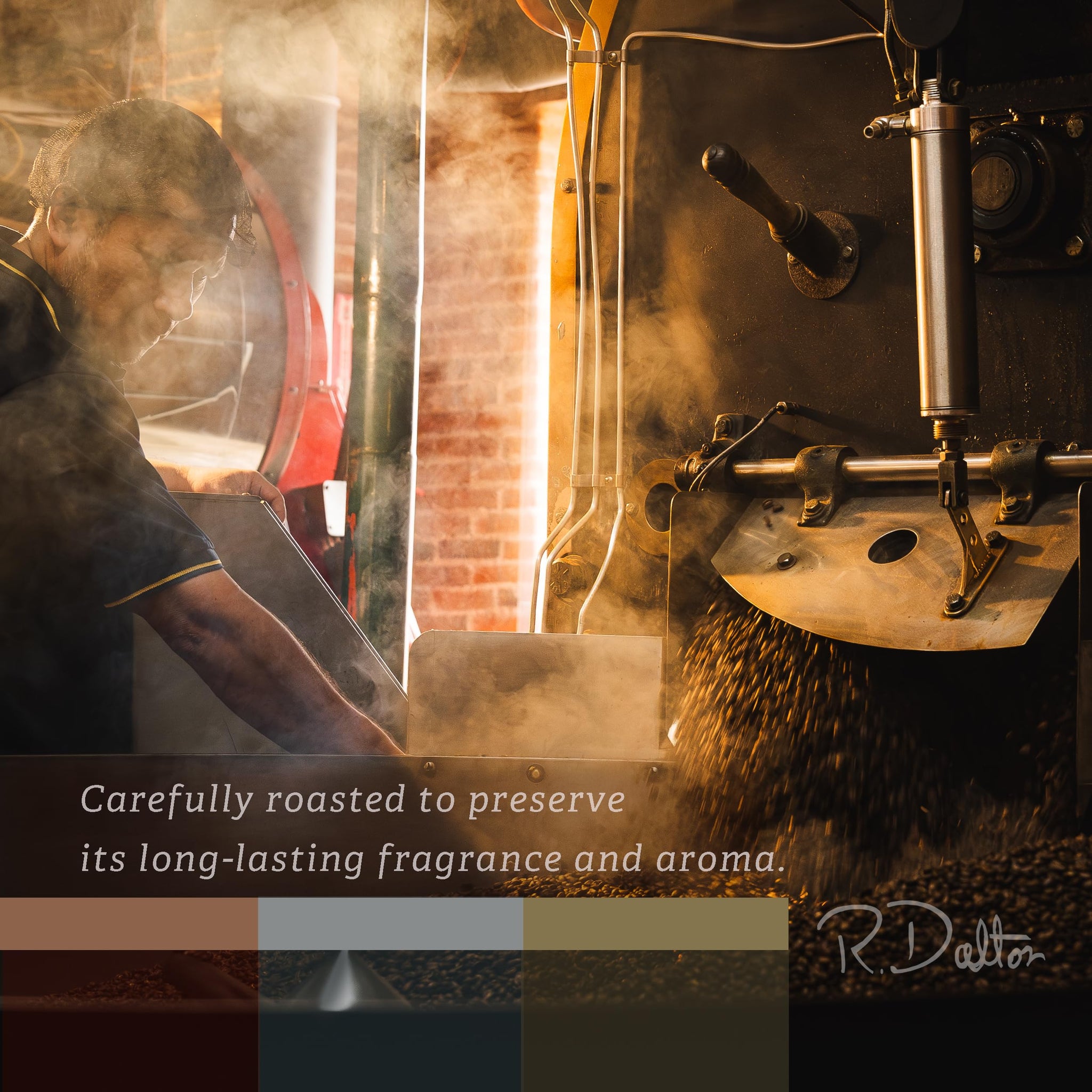 R. Dalton Coffee Sublime Genuine Antigua Whole Bean Coffee - Medium Roast - Exotic Chocolaty And Caramel Notes - All Brewing Methods - Premium Quality